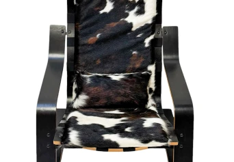 Mid-Century Modern Sculptural Plywood Lounge Chair, The Netherlands 1970s